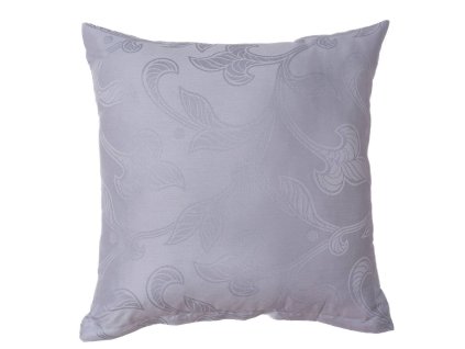 Povlak na polštář damašek Rokoko šedé (Rozměr 40x40)