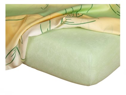 Froté prostěradlo hrášek (Rozměr 90x200x20 jednolůžko)