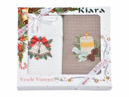 9555 vanocni darkova sada 2 ks zvonecky a svicka dadka vracov