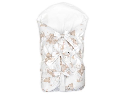 nahradni povlak potah bavlna na retro zavinovacku maxi 85x85cm maly medvidek