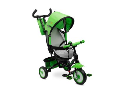 detska trikolka timmy 3v1 s vodici tyci rostouci zelena