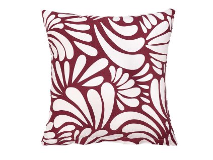 Povlak bavlna Iluze bordó (Rozměr 40x40)