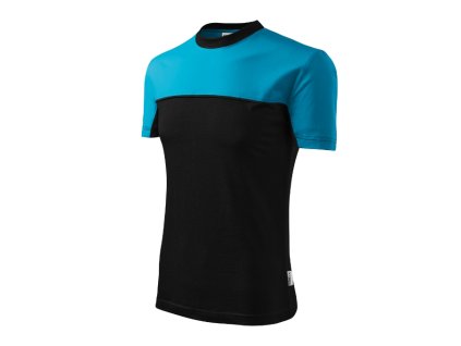 Tričko unisex Colormix 109- tyrkysová (Velikost S)