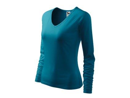 Triko dámské Elegance 127- tmavý tyrkys (Velikost XS)