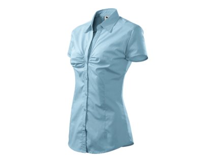 Košile dámská Chic 214- nebesky modrá (Velikost XS)