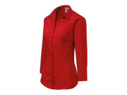 Košile dámská Style 218- červená (Velikost S)