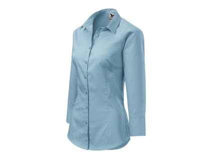 Košile dámská Style 218- nebesky modrá (Velikost XS)
