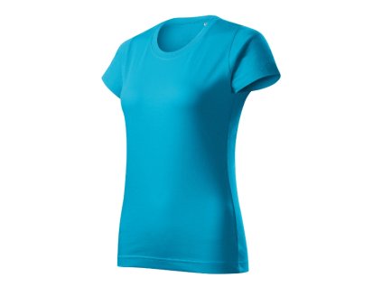 Tričko dámské Basic Free F34- tyrkysová (Velikost XS)