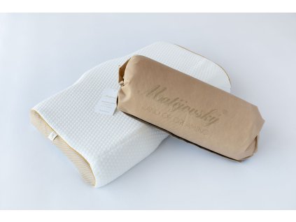 Ortopedický polštář s oporou krční páteře Visco pěna 60/38/9-10 (Rozměr 60/38/9-10)