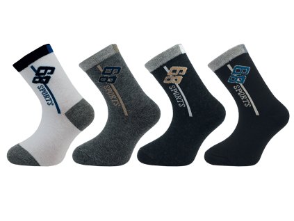 Dětské ponožky NOVIA | vzor "68" 1551 - balení 5 párů Velikost: 20-21 ( 30-32 ) (Velikost 20-21 ( 30-32 ))