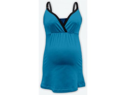 JOŽÁNEK Těhotenské, kojící tilko - tyrkys do zelena (Velikost oblečení L/XL)