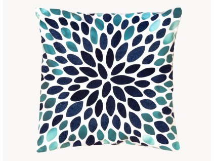 2544 povlak novia vzor f modro tyrkysovy 43x43