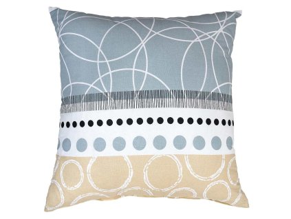 Povlak na polštář flanel Ateliér béžový (Rozměr 40x40)