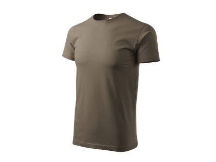 Tričko unisex Heavy New 137- army (Velikost S)