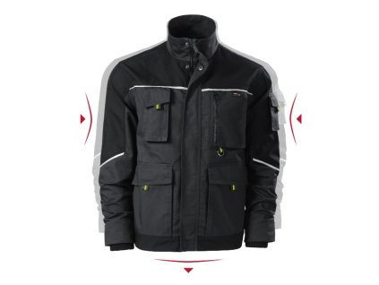 Pracovní bunda pánská Ranger W53- ebony gray (Velikost 44/46)