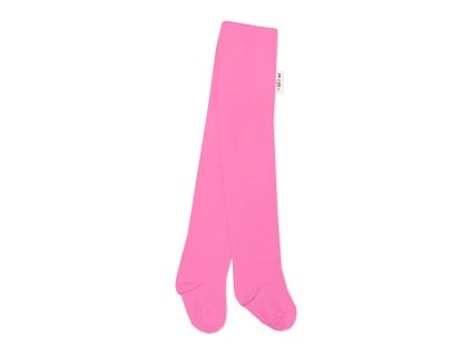 Baby Nellys Dětské punčocháče bavlněné BASIC - růžové (Velikost 80/86 (12-18m))