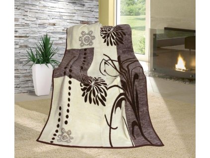 17201 17201 1 deka karmela jednoluzko 150x200cm zahradni kvety