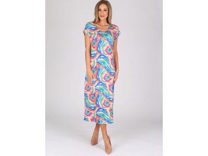 Dámské dlouhé šaty JOANA 423 (Velikost M)