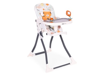 skladaci detska jidelni zidlicka s hrackami tygrik