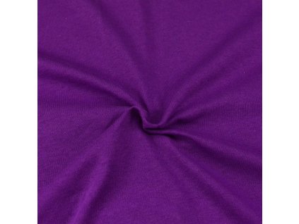 Jersey prostěradlo tmavě fialové (Rozměr Dětské 60x120)