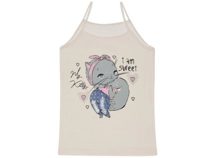 Dívčí košilka KIDS UR C SVĚTLE BÉŽOVÁ (Velikost 110)