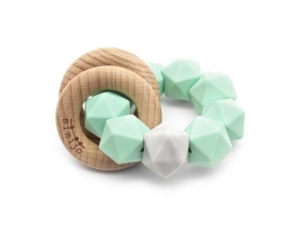 mimijo silikonove kousatko a chrastitko 2v1 aladin matove