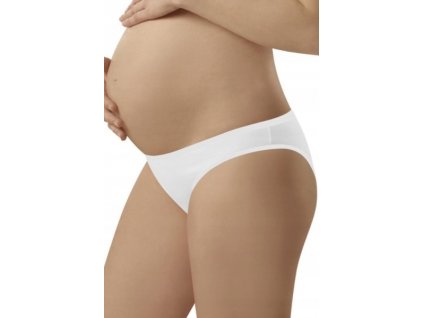 Bavlněné kalhotky Mama Mini, 1ks v balení, bílé