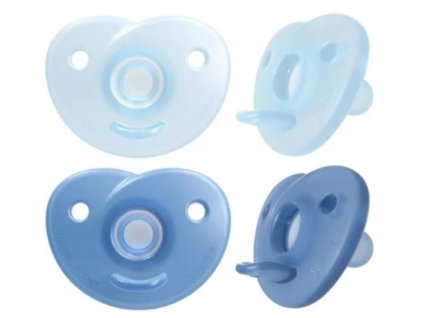 AVENT Silikonový dudlík Soothie, modrá, 0-6 m