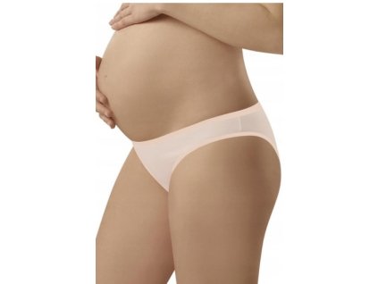 Bavlněné kalhotky Mama Mini, 1ks v balení, pudrové, vel. M (Velikosti těh moda M (38))