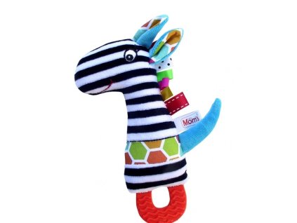 hencz toys edukacni hracka hencz s piskatkem kousatkem zebra