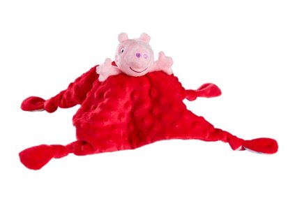 141147 257271 mazlik pritulnicek pro miminka peppapig 17x14cm cervena