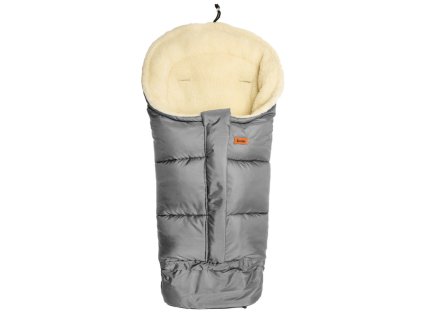 prosivany fusak s ovci vlnou combi 3v1 sensillo sedy