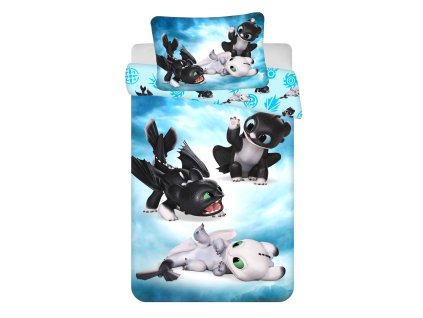 Disney povlečení do postýlky Jak vycvičit draka Babies baby (Varianta Povlečení do postýlky Jak vycvičit draka Babies baby 100x135, 40x60 cm)