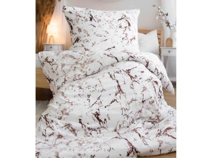 10708 povleceni mikroflanel mramor hnedy dadka vracov