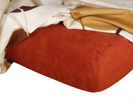 Froté prostěradlo cihlová 60x120 cm (Varianta Froté prostěradlo cihlová 60x120x10 cm, Značka Dadka)
