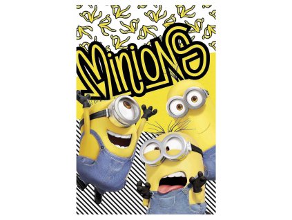 Dětská fleecová deka Mimoni 2 Banana! (Varianta Dětská fleecová deka Mimoni 2 Banana! 100x150 cm, Značka Dadka)