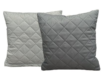 Povlak Ultra 52R-66-611 tmavě šedá/světle šedá (Varianta Povlak Ultra 52R-66-611 tmavě šedá/světle šedá 40x50 cm)