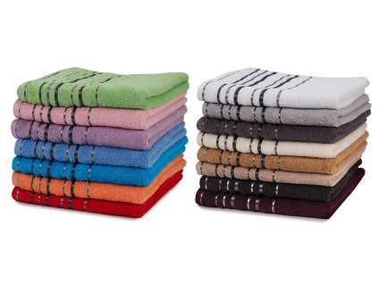 Ručník Zara 450 g/m2 (Varianta Ručník Zara 50x100 cm tmavě hnědý)