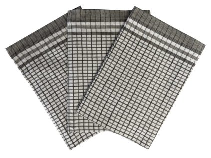 1953 3 kuchynske uterky 3ks bambus kostka mala seda dadka vracov