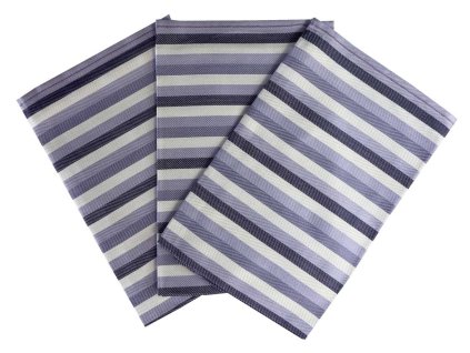 2943 1 kuchynske uterky 3ks bambus pruh fialovy dadka vracov