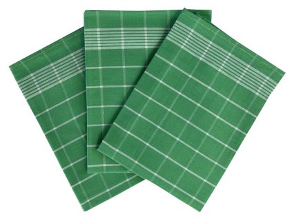 2286 2 kuchynske uterky 3ks pozitiv zelena bila dadka vracov