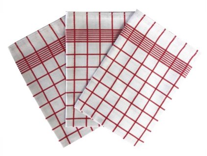 6318 3 kuchynske uterky 3ks negativ egyptska bavlna bila vinova dadka vracov