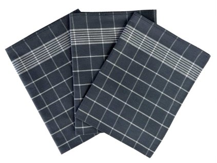 5583 2 kuchynske uterky 3ks pozitiv tmave seda bila dadka vracov