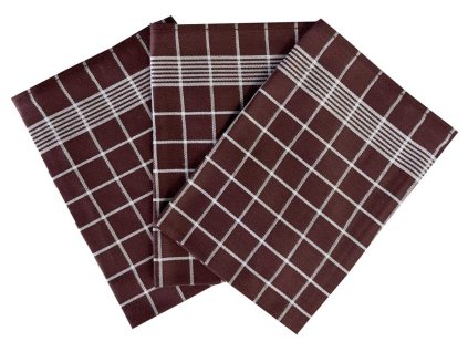 3390 3 kuchynske uterky 3ks pozitiv tmave hneda bila dadka vracov