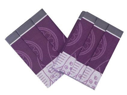 Utěrka Extra savá Ryba s citronem fialová 3 ks (Varianta Utěrka Extra savá 50x70 cm Ryba s citronem fialová 3 ks)