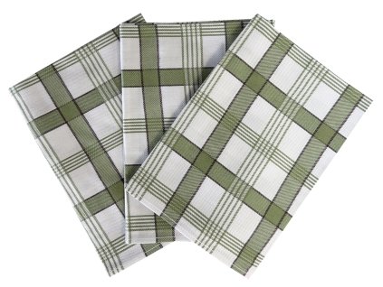 6657 1 kuchynske uterky karo khaki 3ks dadka vracov