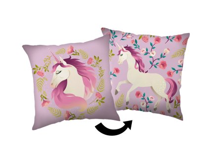 Polštářek Unicorn Flowers