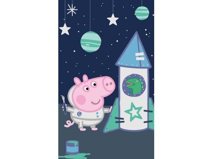 Dětský ručník Prasátko Pepina Tomík Astronaut (Varianta Dětský ručník Prasátko Pepina Tomík Astronaut 30x50 cm)