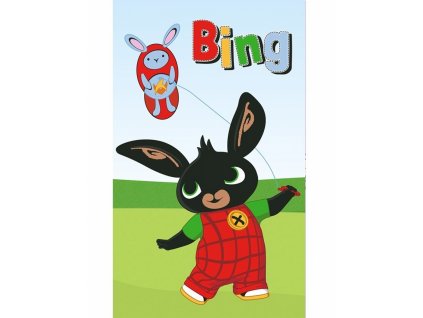 Dětský ručník Zajíček Bing Pouštění draka (Varianta Dětský ručník Zajíček Bing Pouštění draka 30x50 cm)