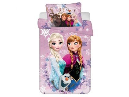 Povlečení do postýlky Frozen Purple 05 baby (Varianta Povlečení do postýlky Frozen Purple 05 baby 100x135, 40x60 cm)